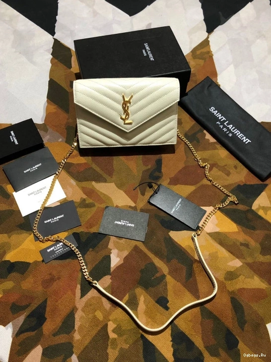 CHAIN WALLET CASSANDRE YSL MATELASSÉ 0808